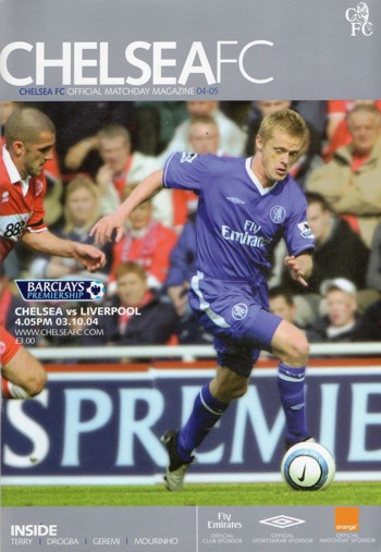 Match programme